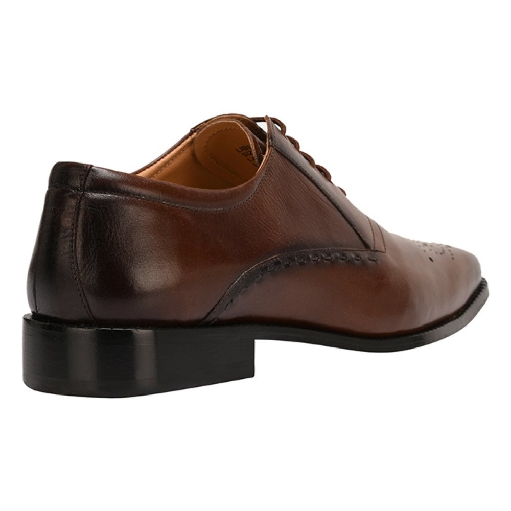 Lush Leather Derby Style Dress Shoes - Picture 4 of 5